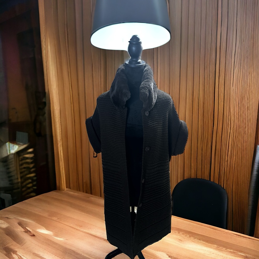Lafayette cardigan with detachable collar!